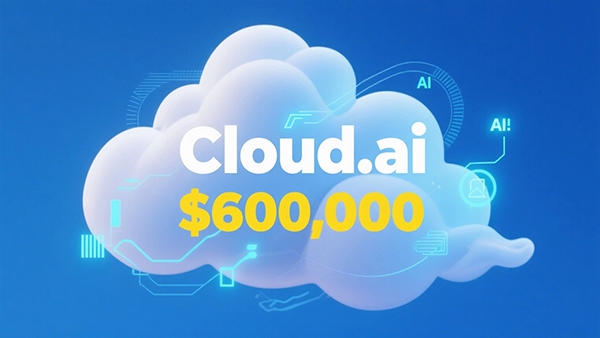 Cloud.ai以60万美元成交，创下年度最高 .AI 域名交易纪录
