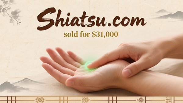 Shiatsu.com 以 31,000 美元成交，健康类英文单词域名持续受青睐