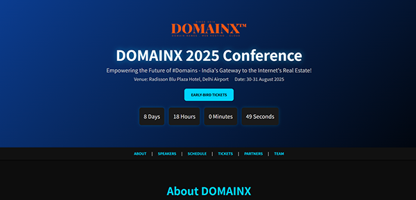 印度 DOMAINX 大会华丽回归!六年后重返新德里