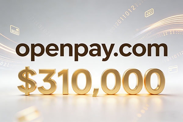OpenPay.com拍卖复盘：从 $500K 竞价狂热到 $310K 理性落槌