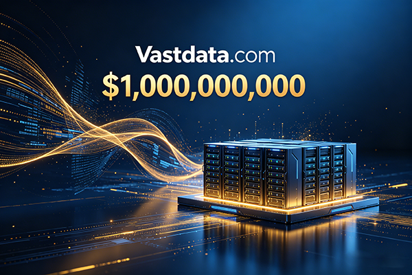 10亿融资 + 300 亿估值！Vastdata.com背后，顶级域名如何成为 AI 独角兽的隐形护城河？