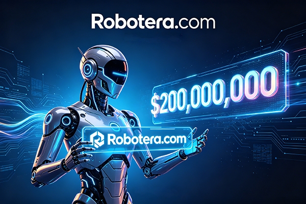 2亿美金砸向Robotera.com！人形机器人赛道，正在用顶级域名定义新王
