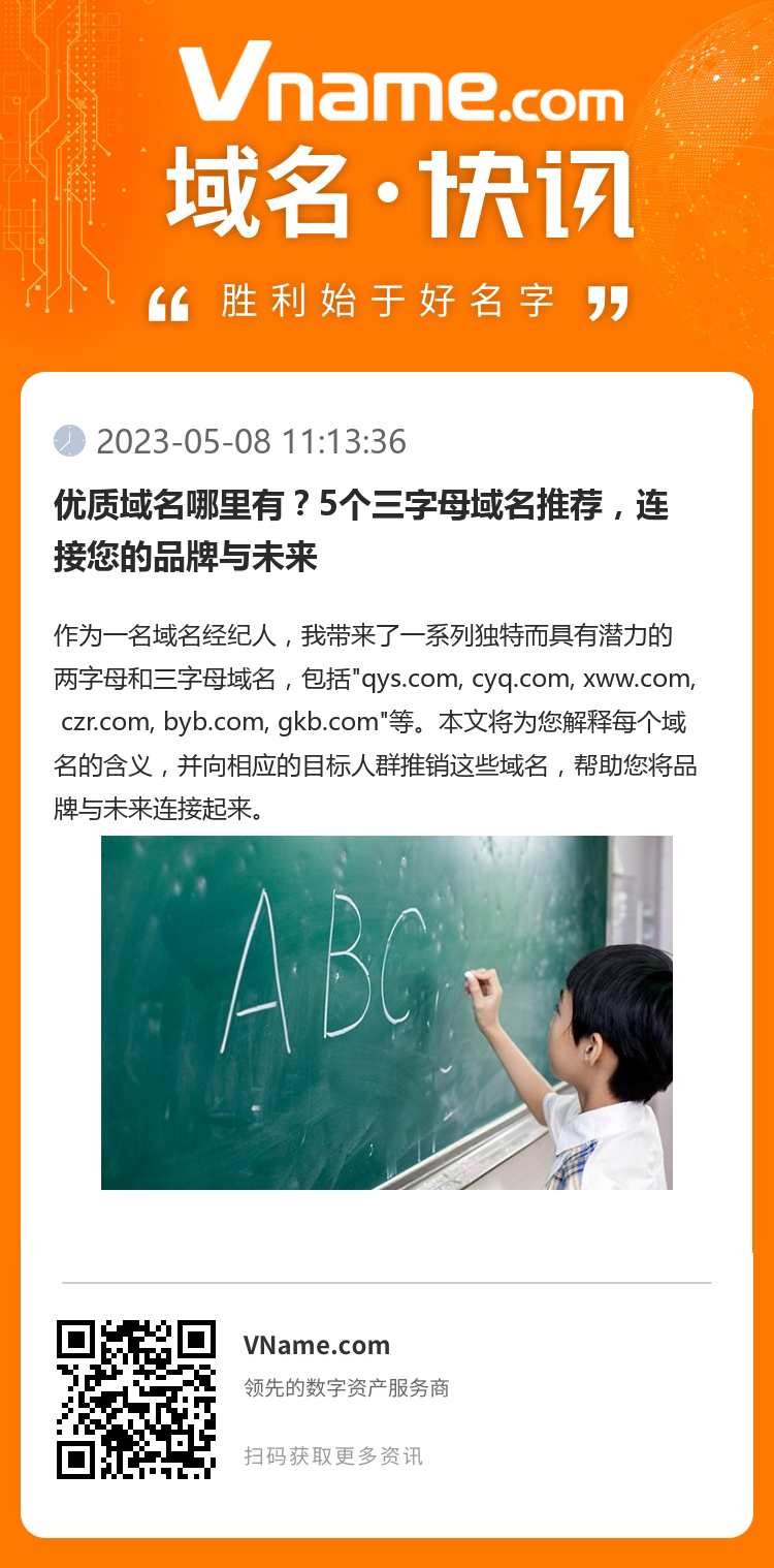 优质域名哪里有？5个三字母域名推荐，连接您的品牌与未来