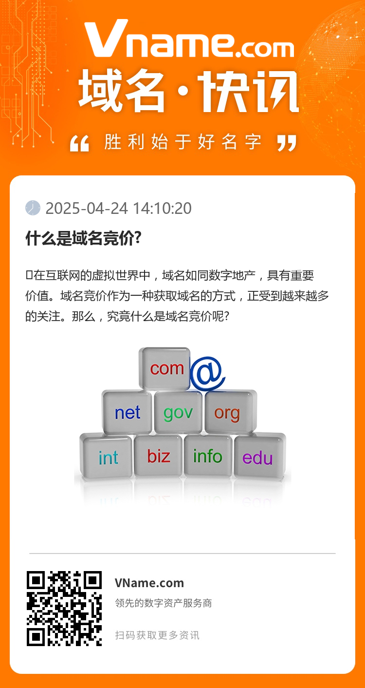 什么是域名竞价?