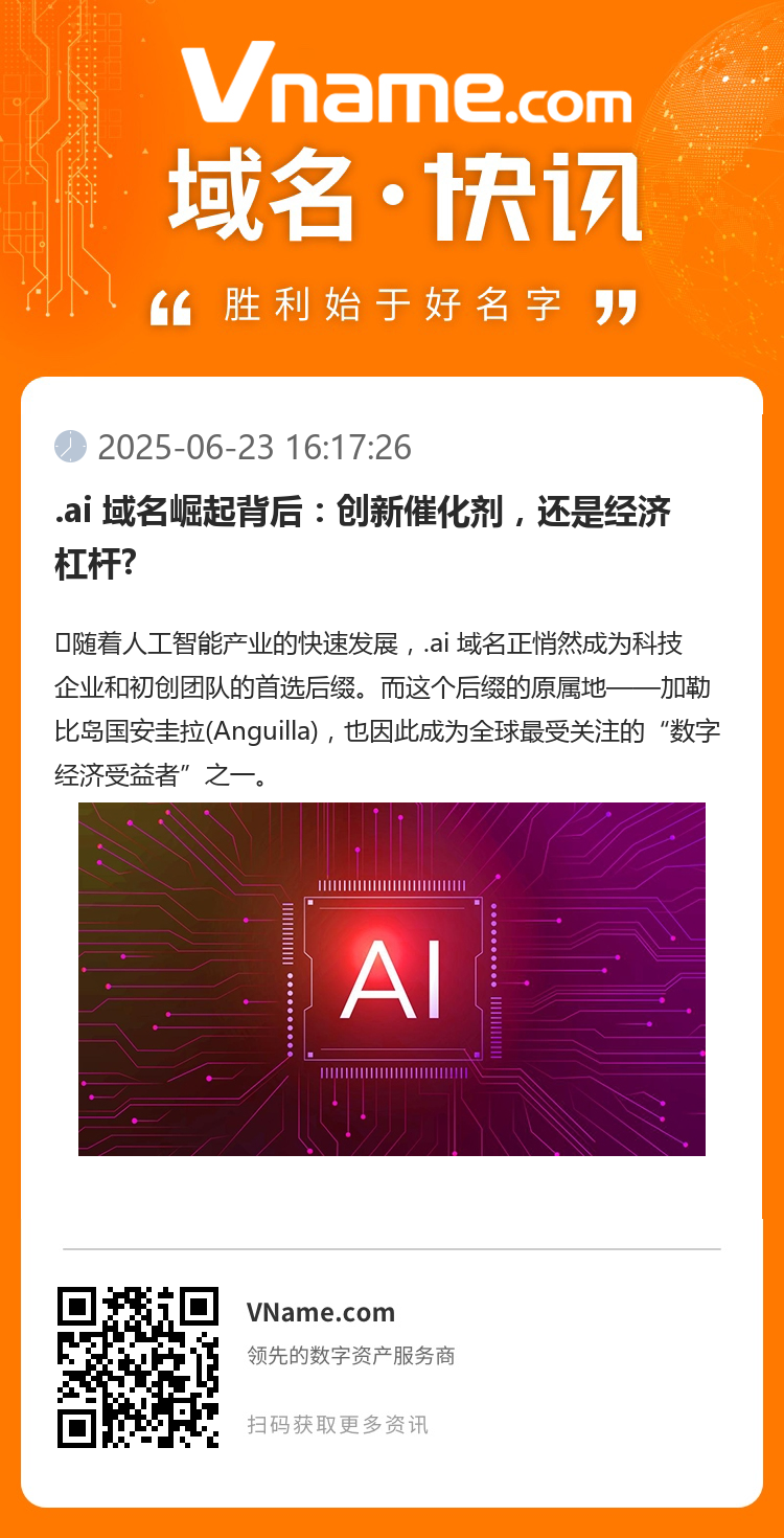 .ai 域名崛起背后：创新催化剂，还是经济杠杆?