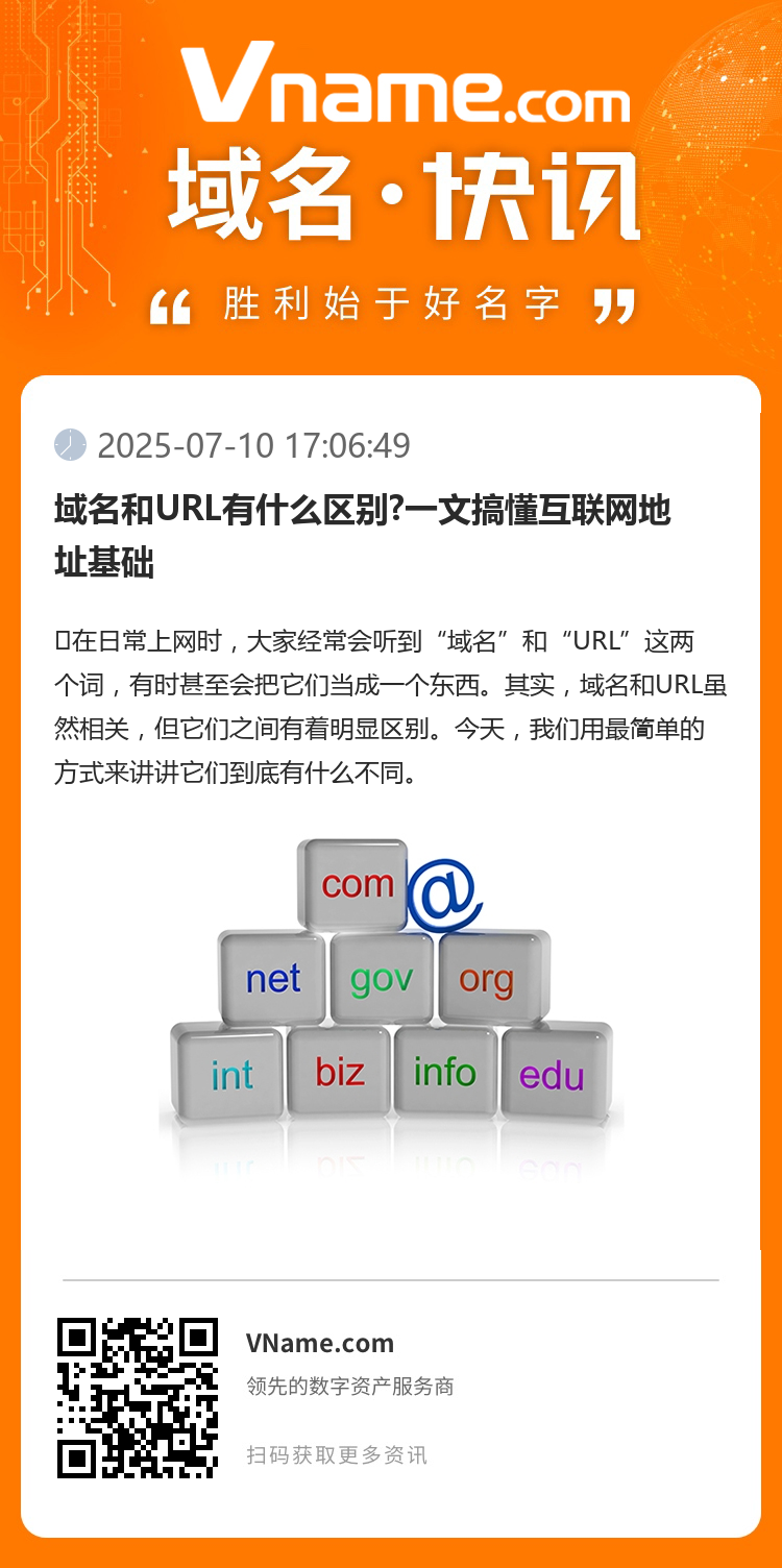 域名和URL有什么区别?一文搞懂互联网地址基础